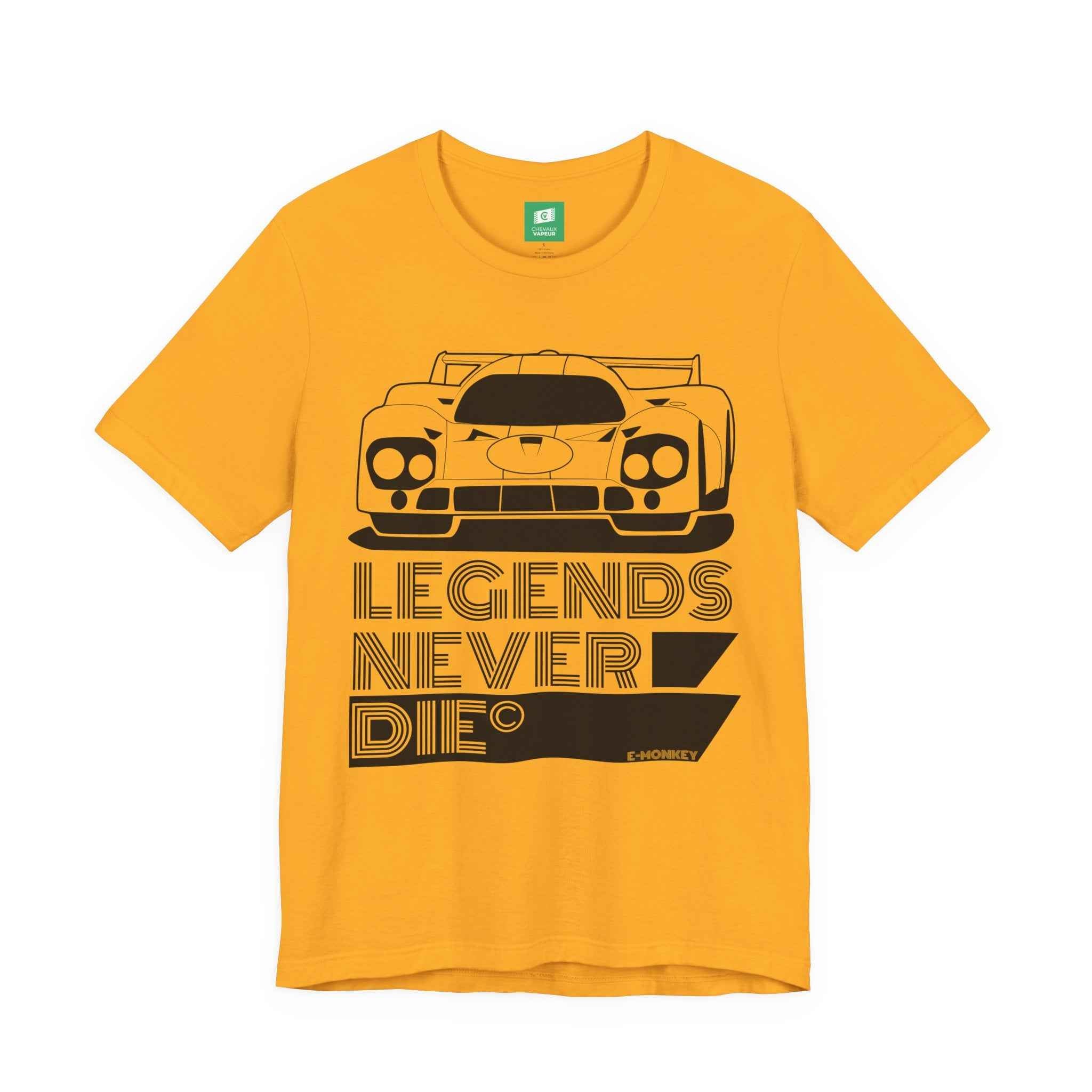 Porsche 917 T-Shirt Legends Never Die - Classic Racing Car Tee