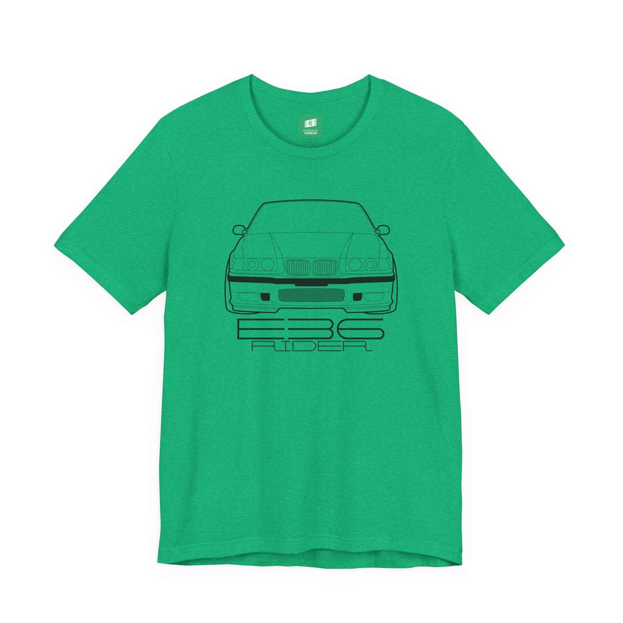 BMW E36 Rider T-Shirt - Classic 3 Series Retro Tee