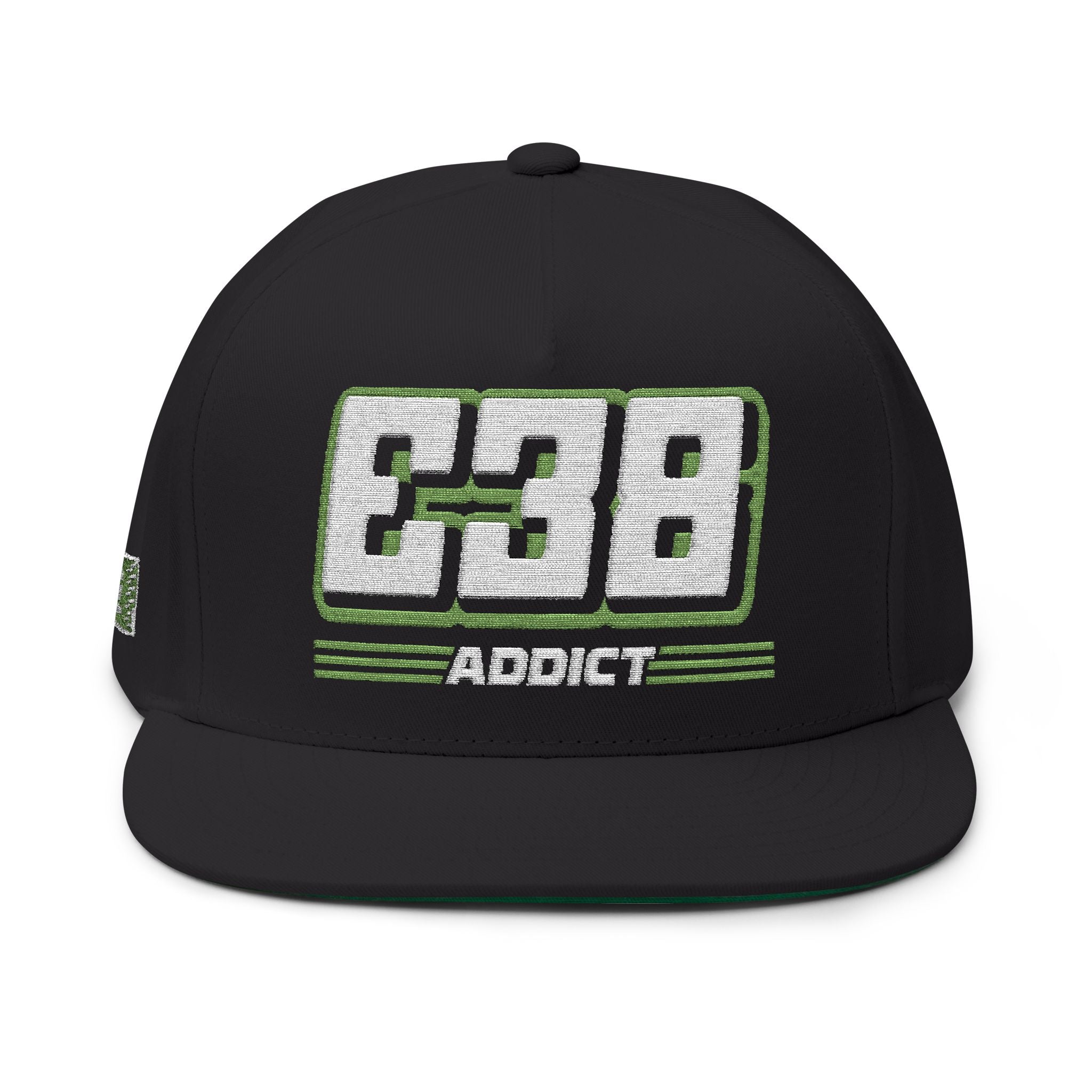 E38 Addict Flat Bill Hat by ChevauxVapeur | Classic BMW Cap - ChevauxVapeur