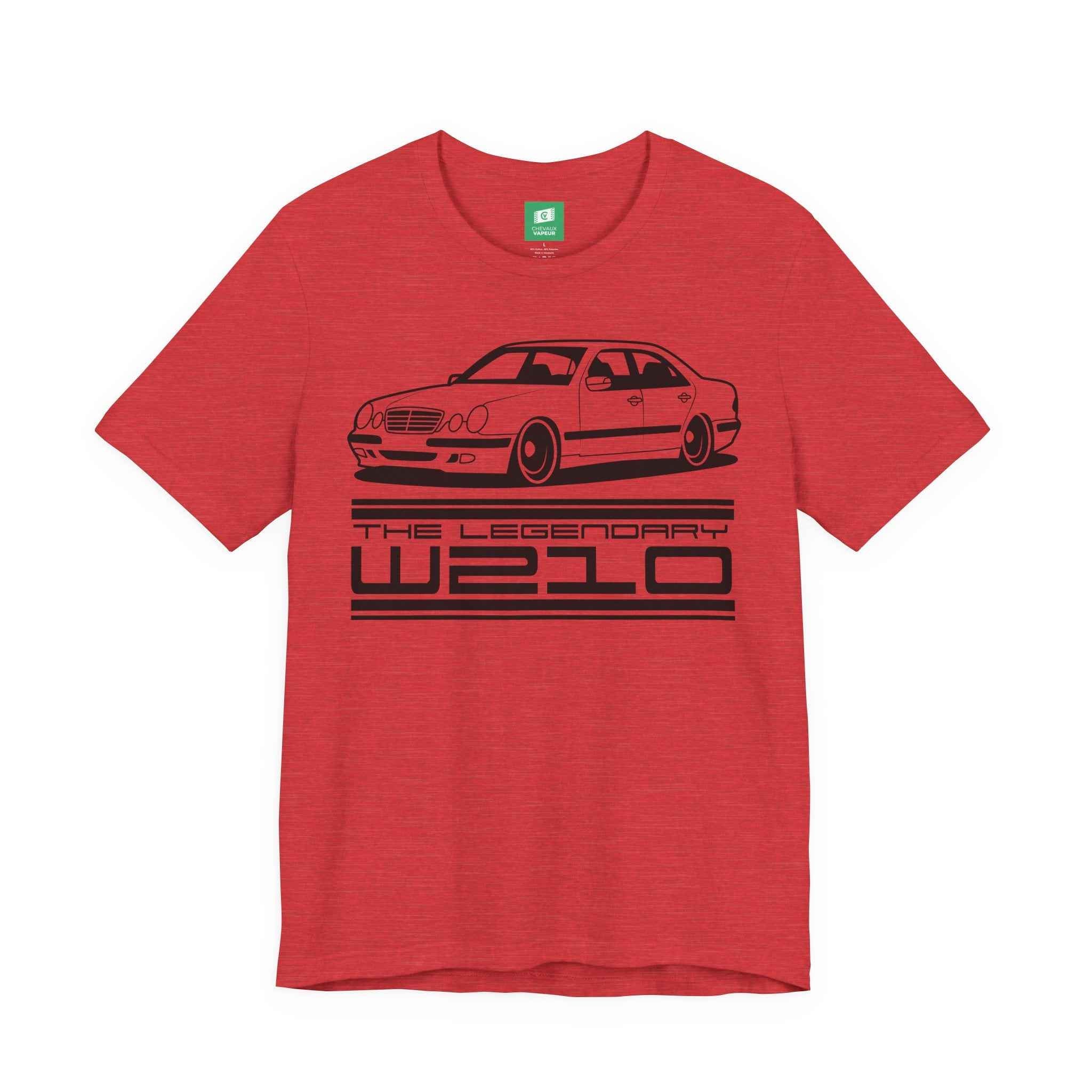 Mercedes W210 T-Shirt - Legends Never Die - Retro E-Class Benz Tee