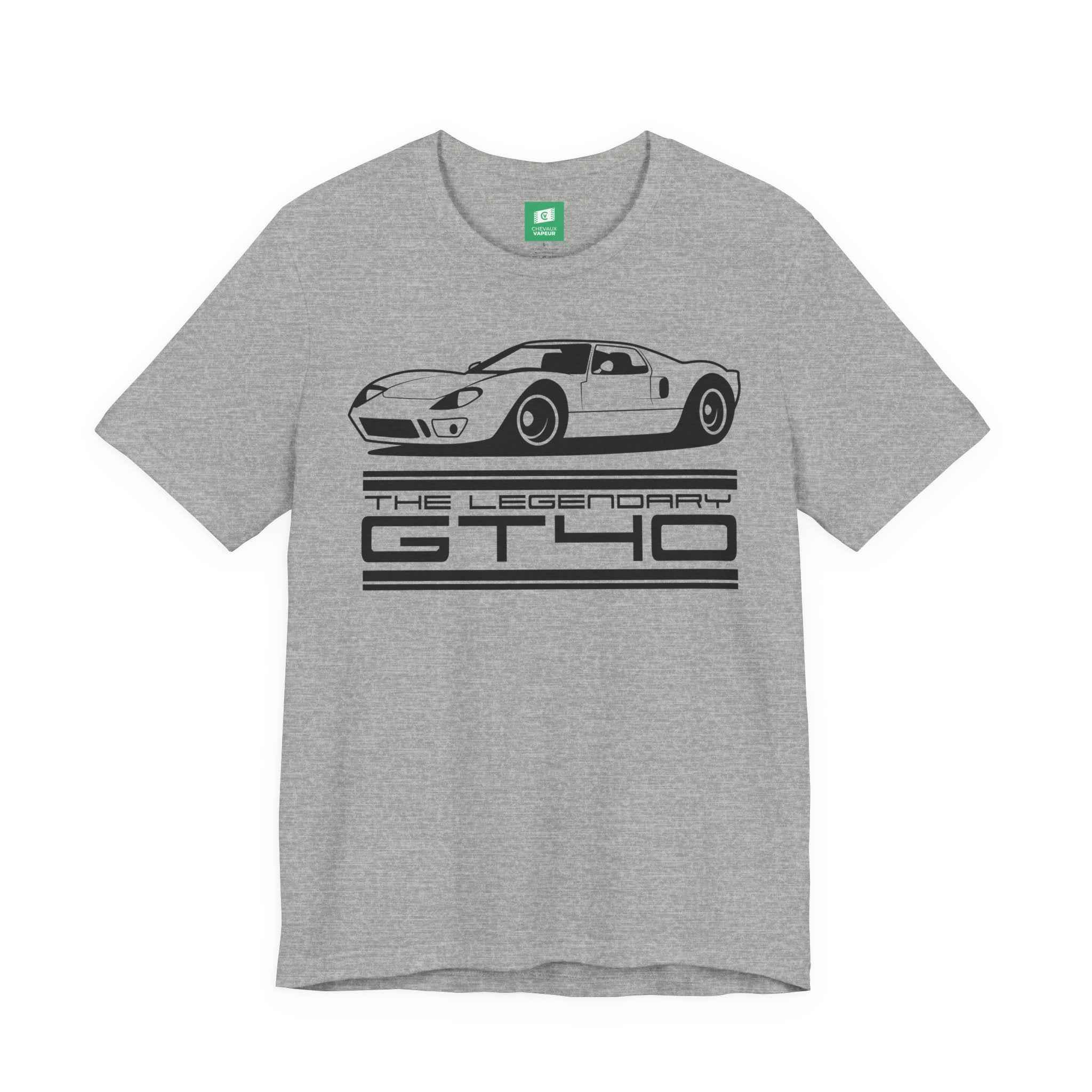 Ford GT40 T-Shirt Legends Never Die - Le Mans Classic Race Car Tee