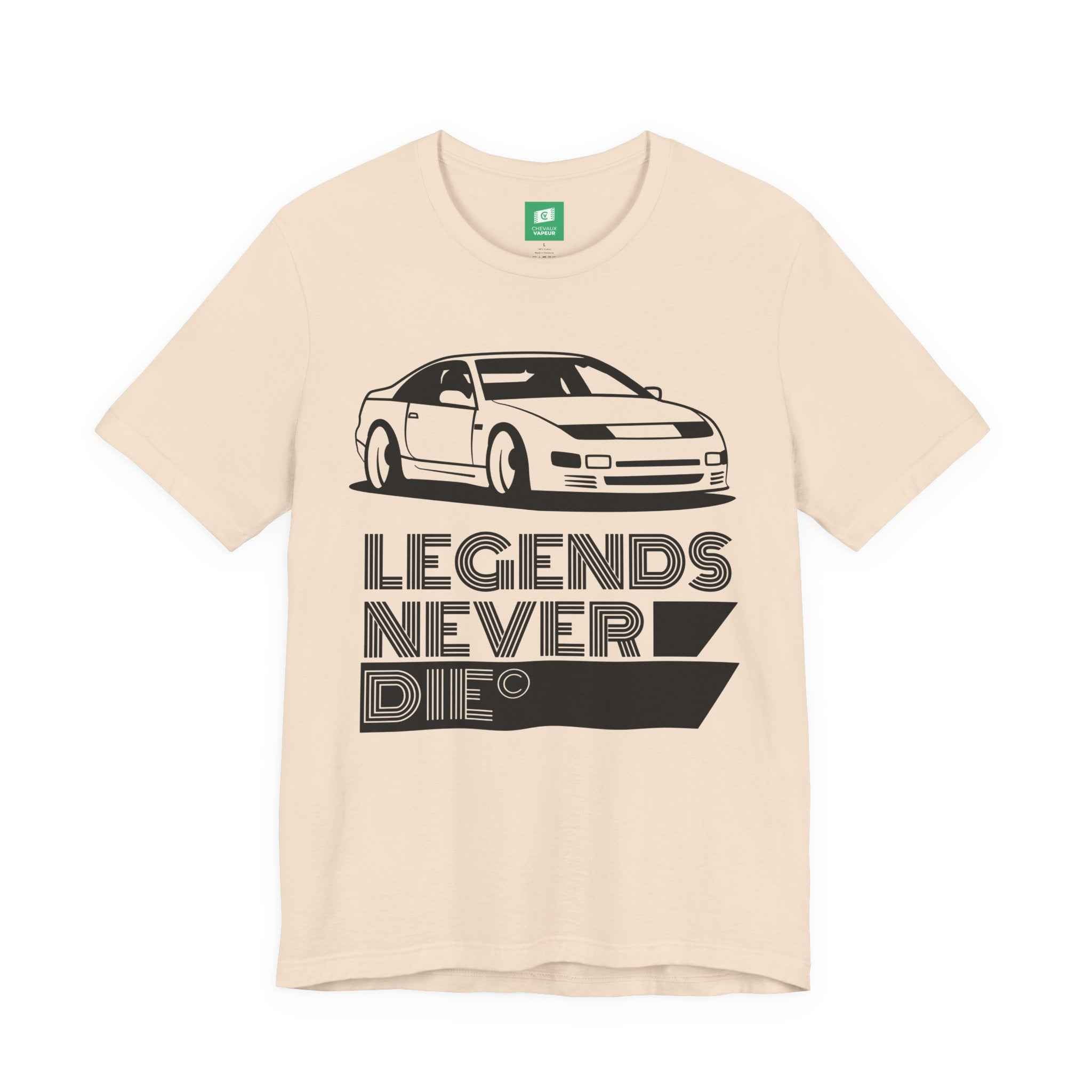 Nissan Z32 300ZX T-Shirt - Legends Never Die - Retro JDM Twin Turbo Z Tee
