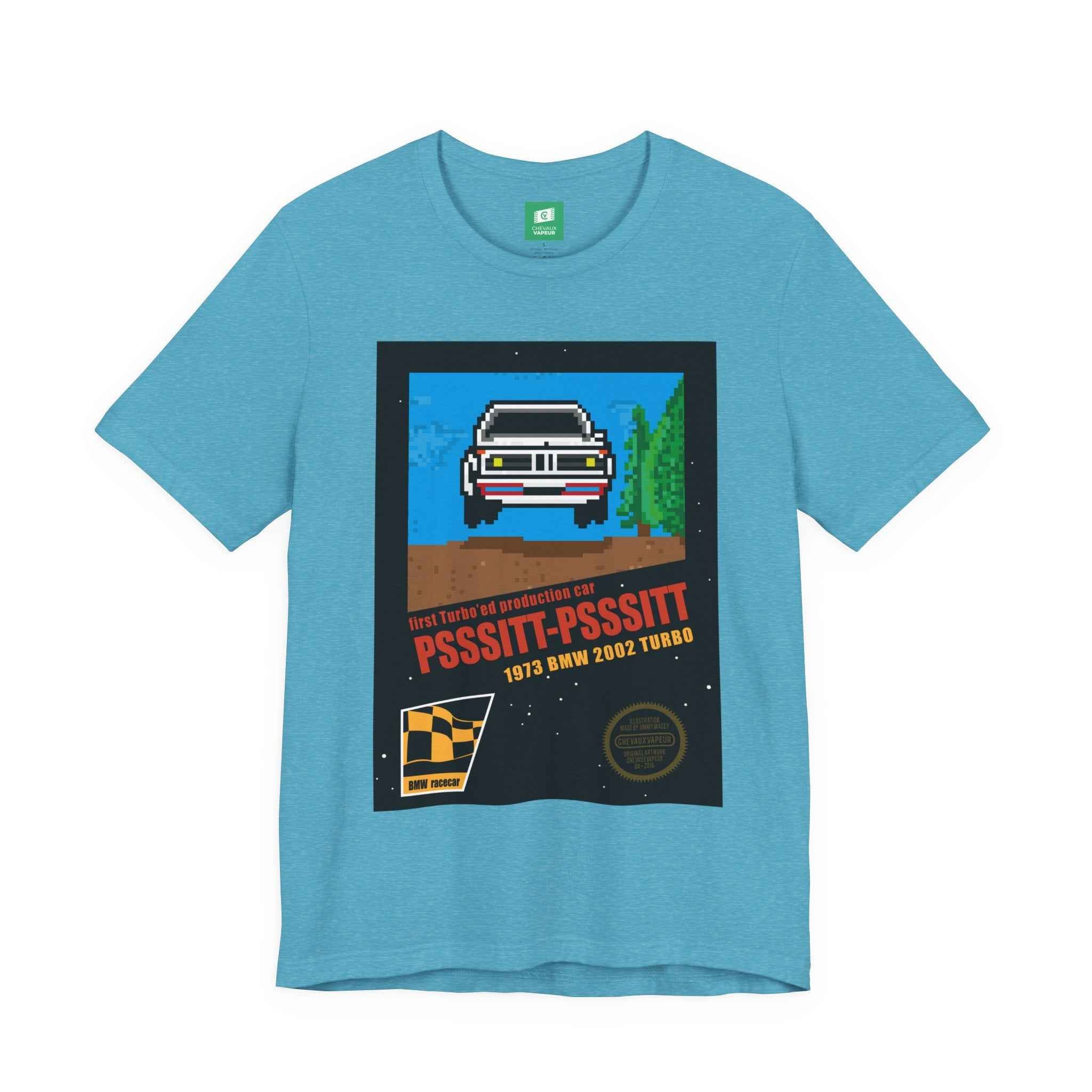 BMW 2002 NES Style T-Shirt - 8-Bit Retro Gamer Car Tee