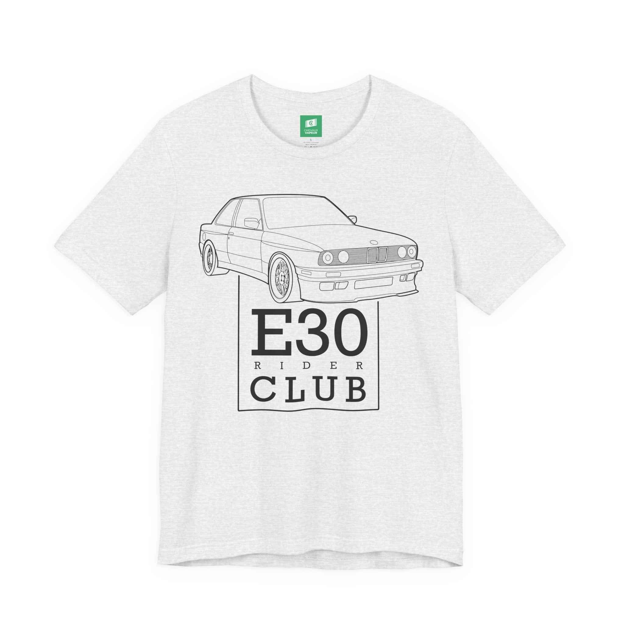 BMW E30 T-Shirt - Retro 3 Series Classic Car Tee