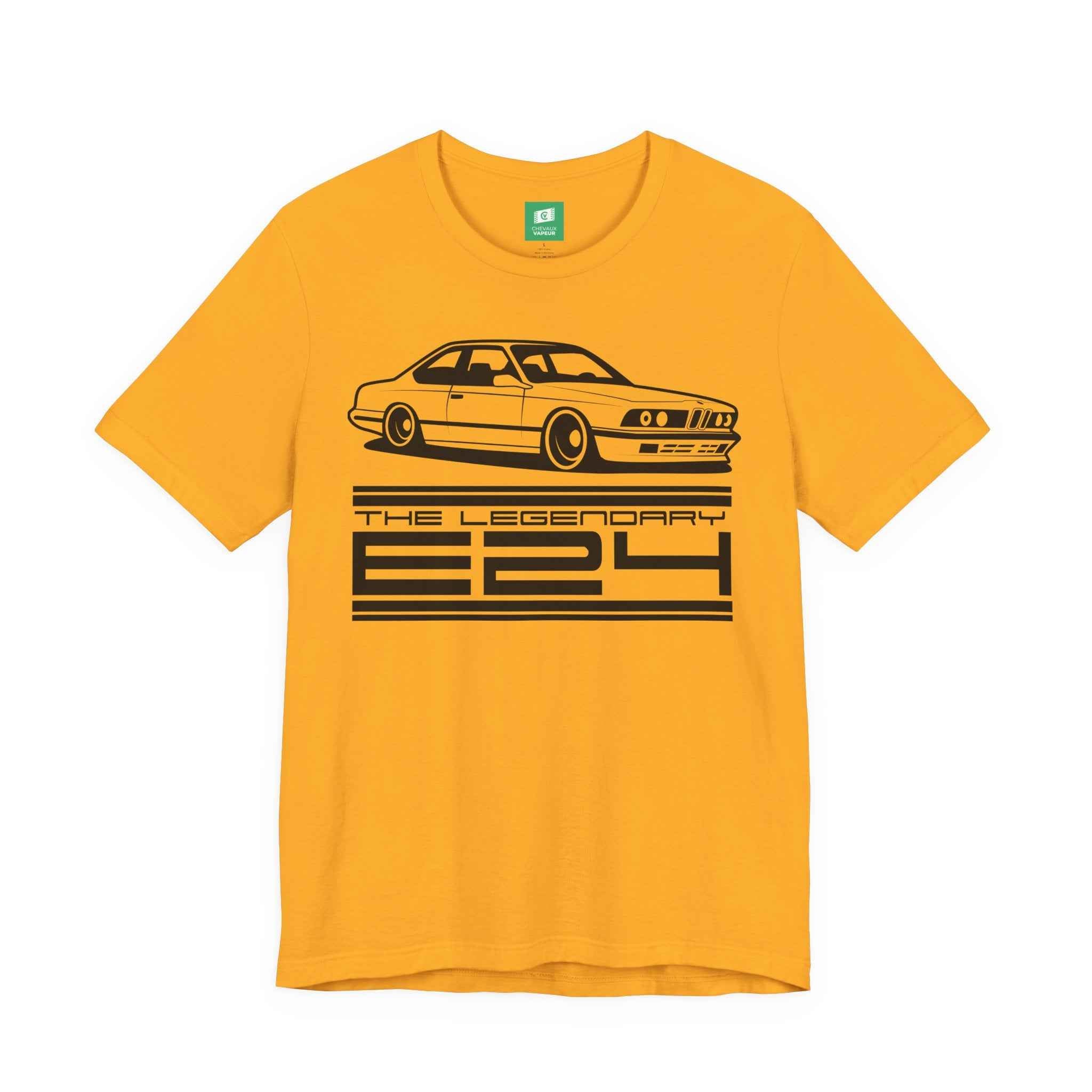 BMW E24 T-Shirt Legends Never Die - Retro Sharknose 6 Series Tee