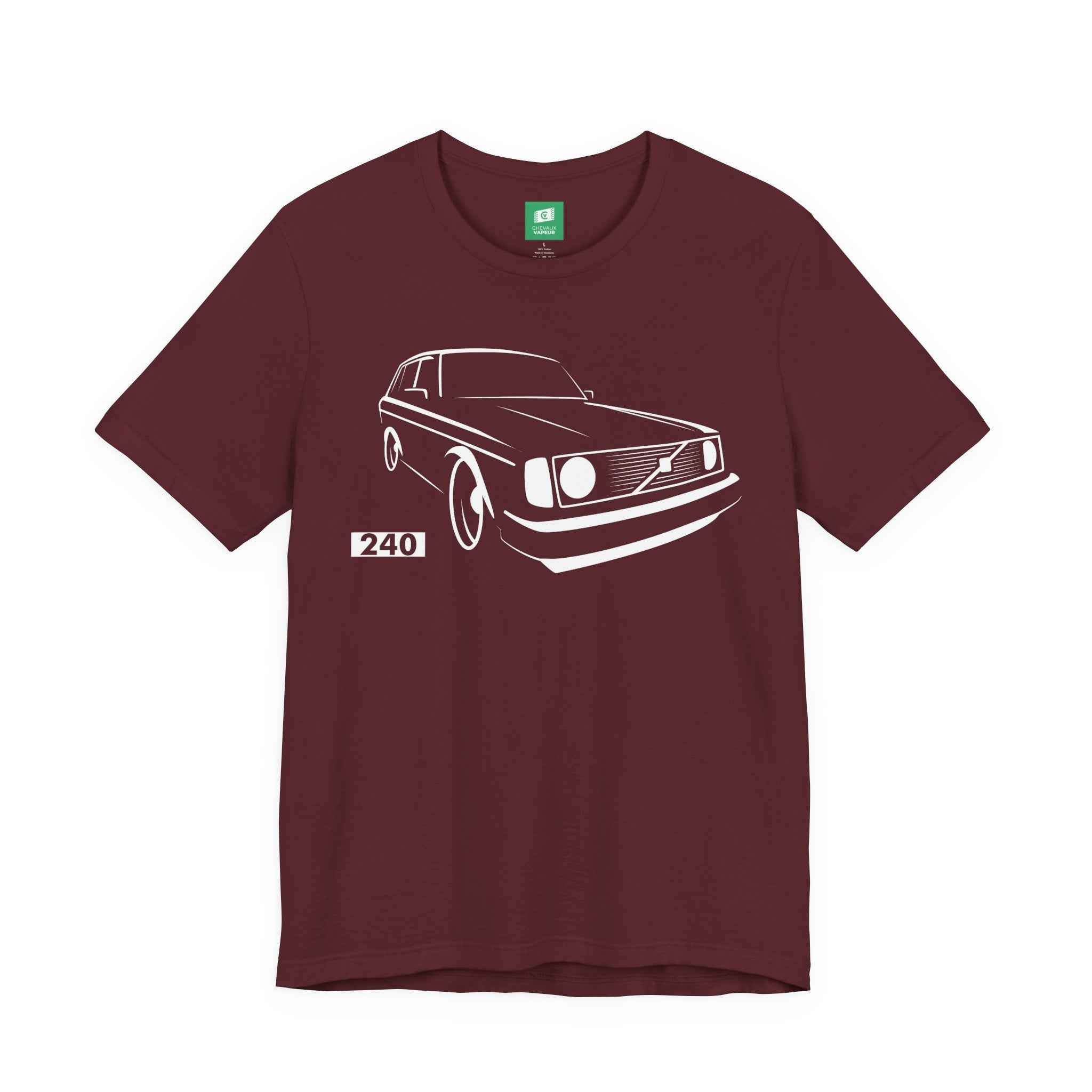 Volvo 240 T-Shirt - Classic Brick Car Tee